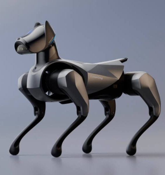 Робот-собака Xiaomi Cyberdog 2 в аренду — общий вид на белом фоне