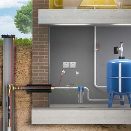 Обустройство скважины адаптером