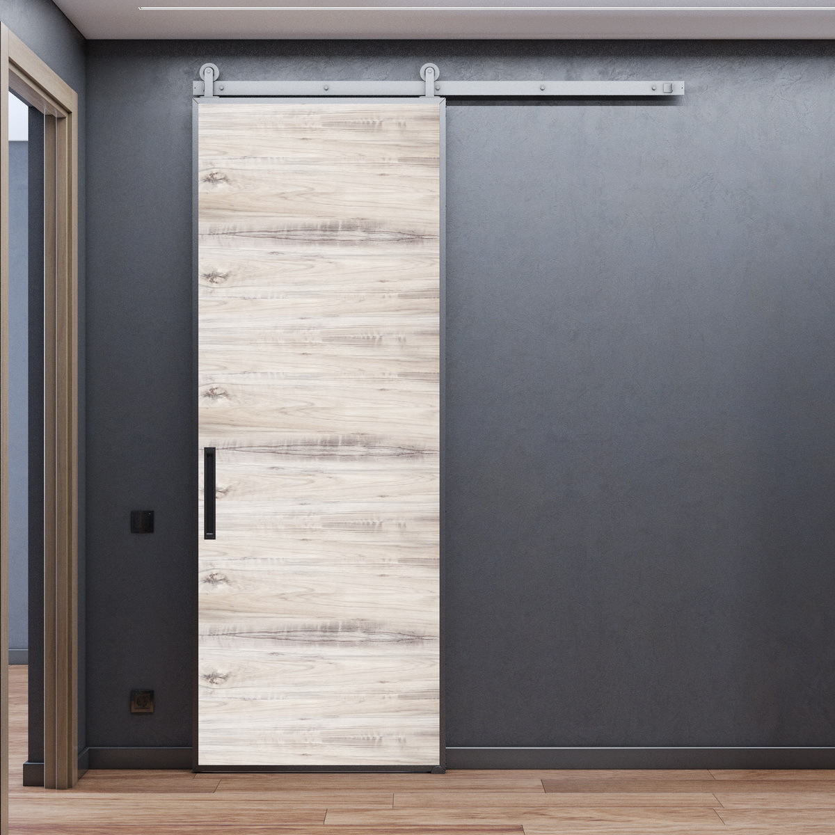 Открытая раздвижная дверь одностворчатая - Модель 24