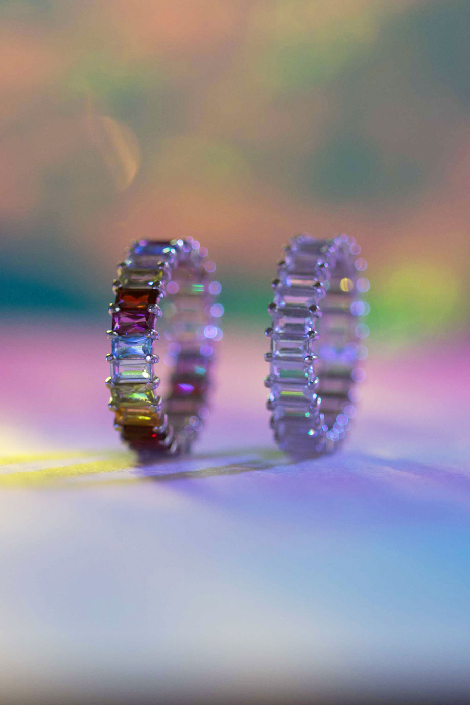 Широкое радужное кольцо-дорожка