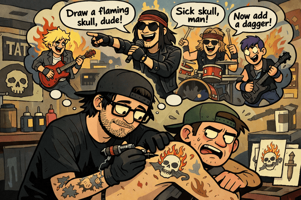 Top-10 bands for tattooing