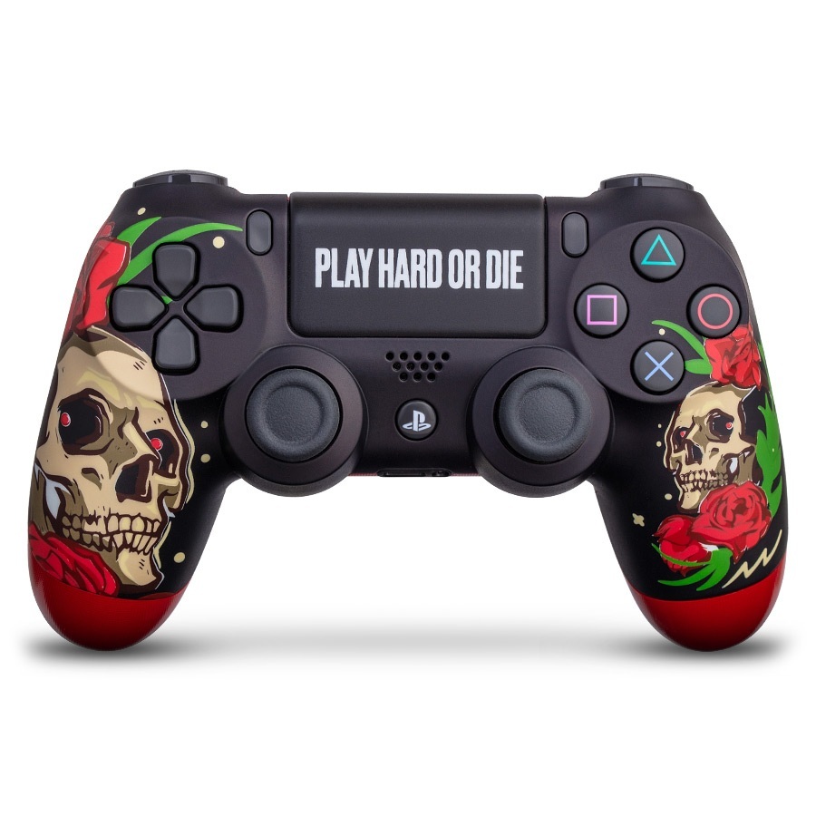 Оригинальный контроллер DUALSHOCK 4 PlayStation 4 Play hard or die