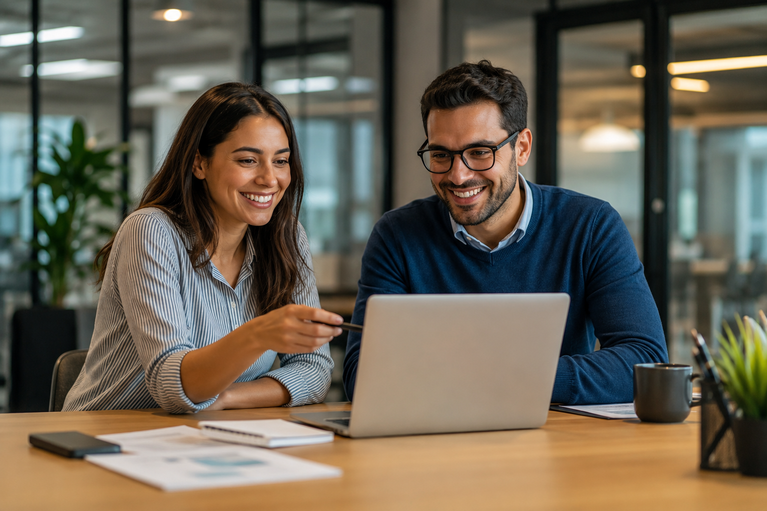 Profesionales definiendo incentivos para sus clientes.