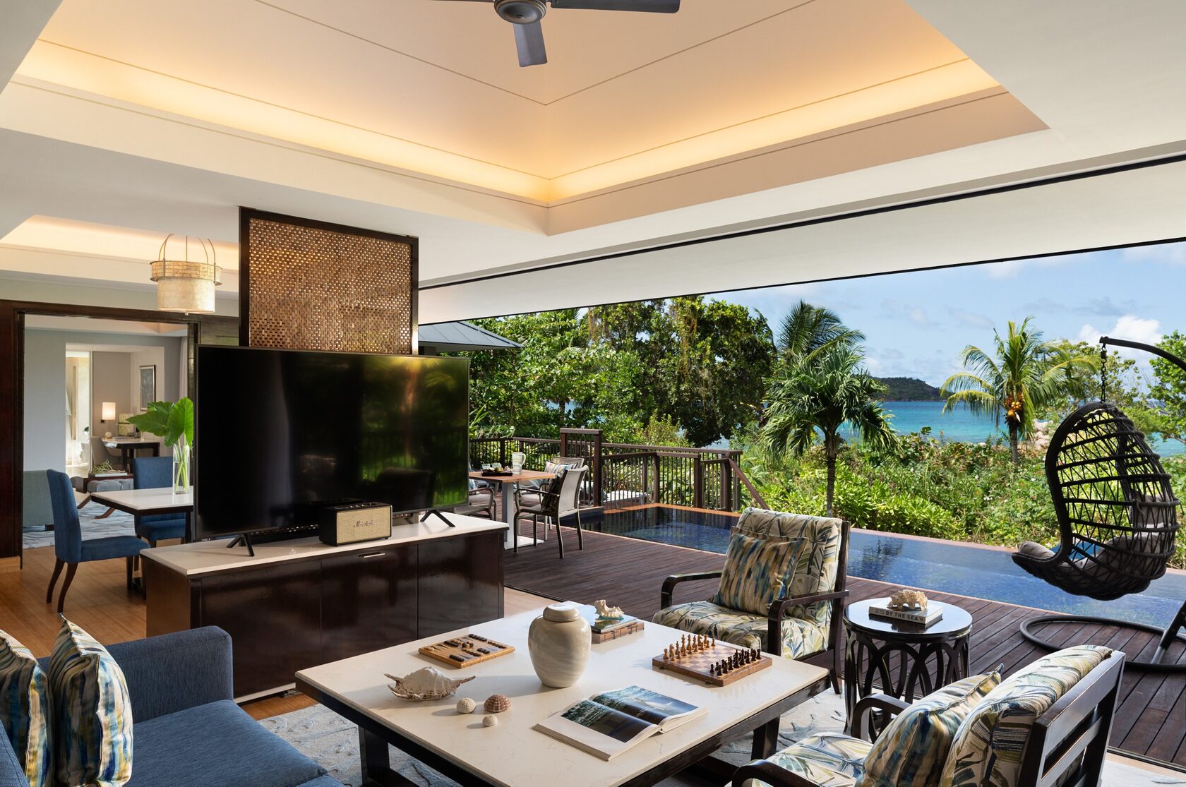 Two Bedroom Beachfront Pool Villa Raffles Seychelles