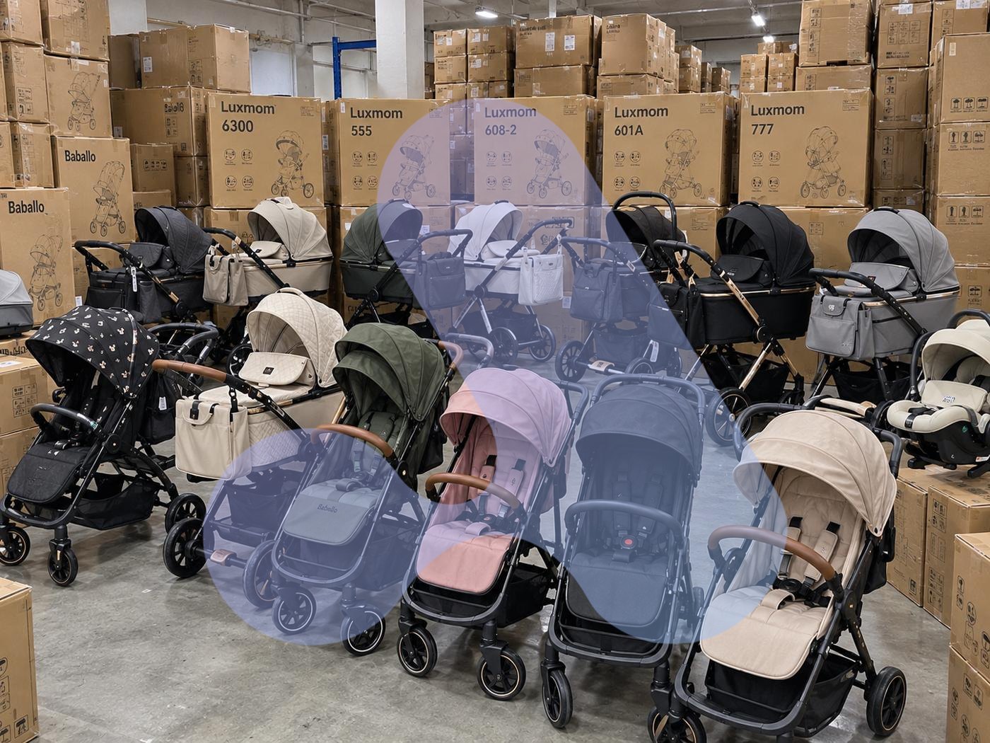 Склад детских колясок бу BibiKids в Москве: десятки колясок для продажи на Авито