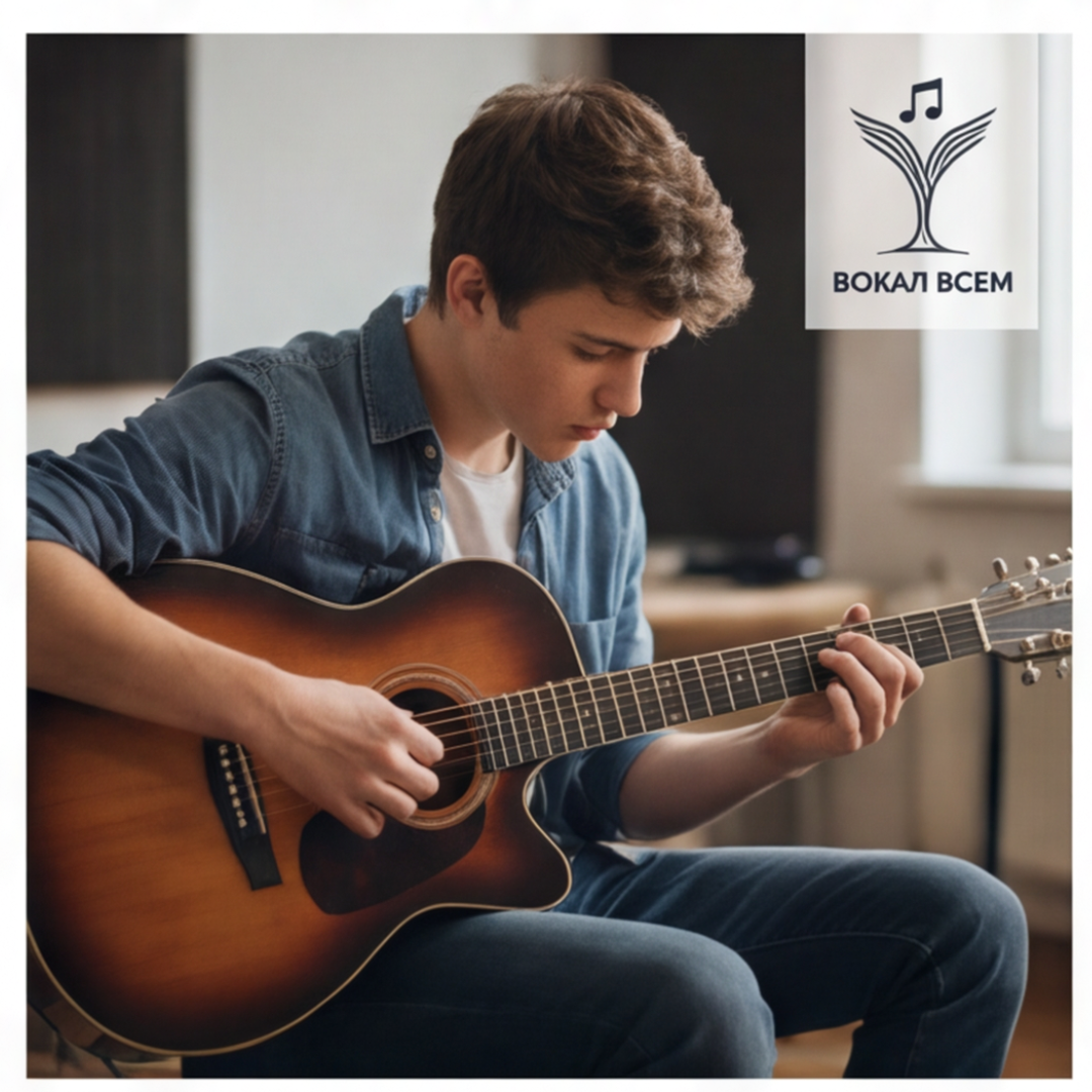 Ученики в школе гитары Москва Вокал Всем