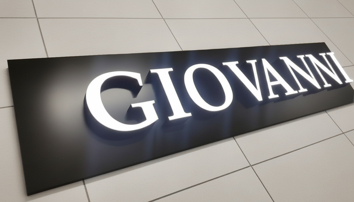«GIOVANNI» — фасадная вывеска