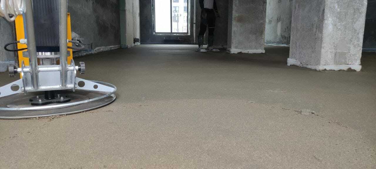 Полусухая стяжка пола в Москве и Области