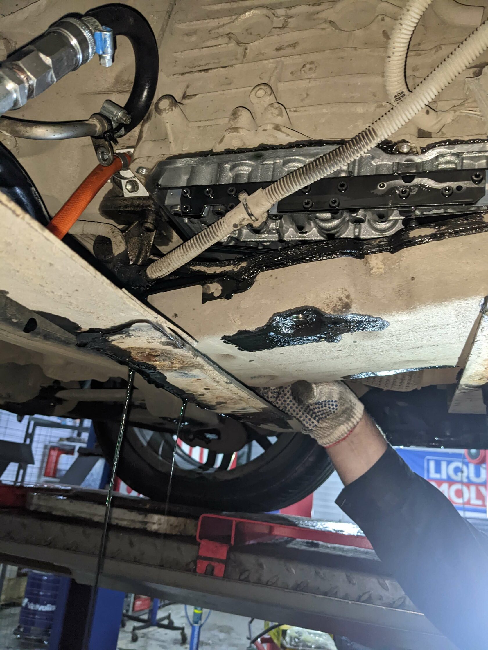 Снятие поддона АКПП Mercedes