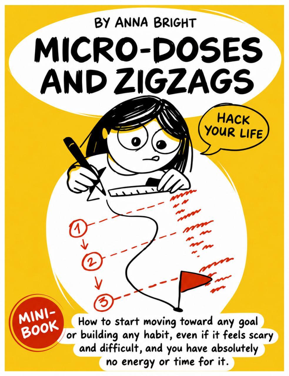 Cover of Micro-Doses and Zigzags by Anna Bright