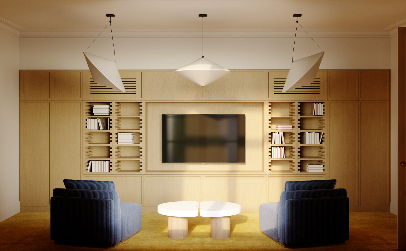 Светильники Miniforms, мебель Ekaterina Fedorova Design в интерьере Игровой дизайнера интерьера Екатерины Фёдоровой