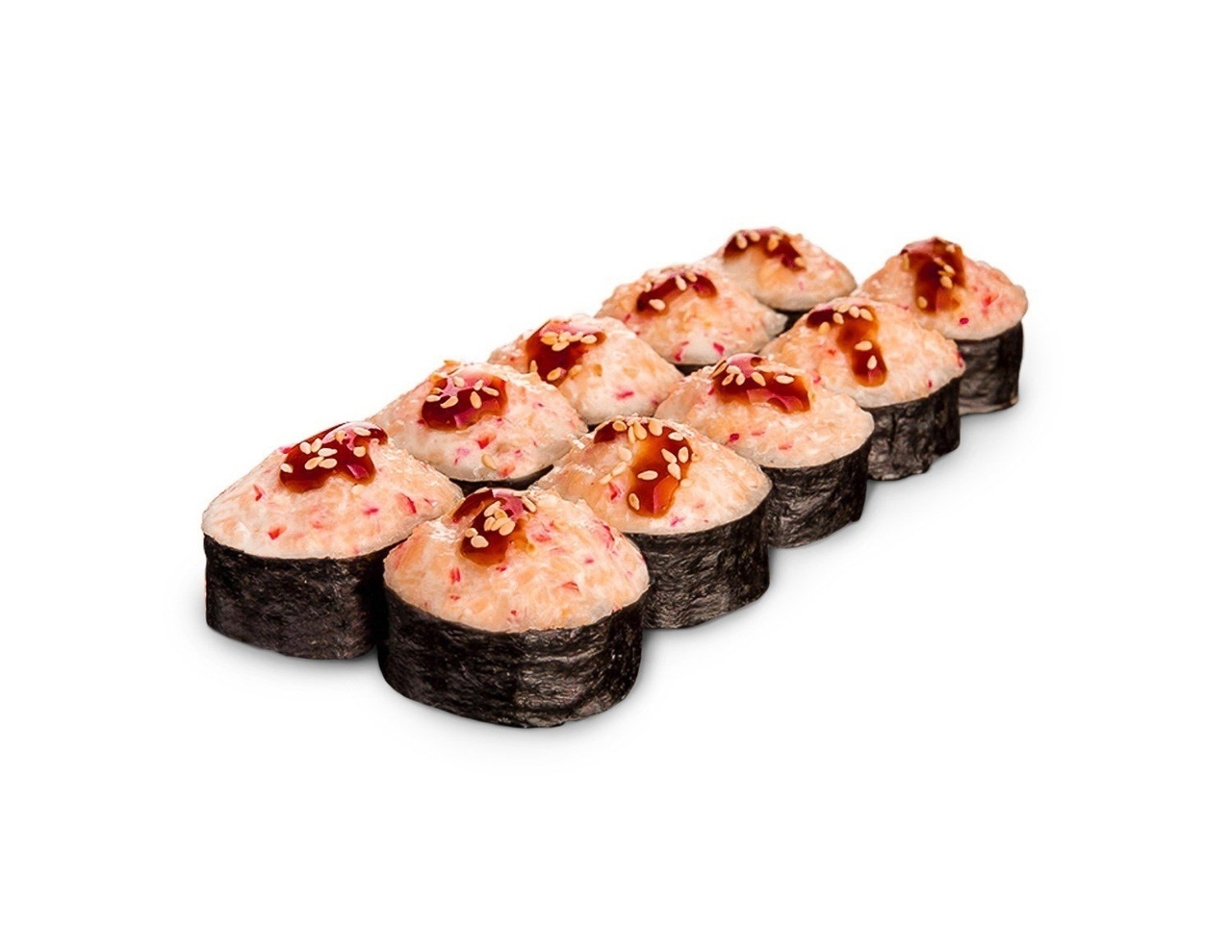 Запеченные суши из лосося фото 100