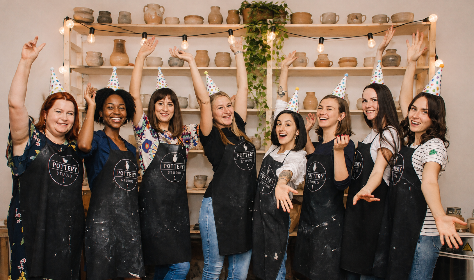 Pottery birthday in Los Angeles
