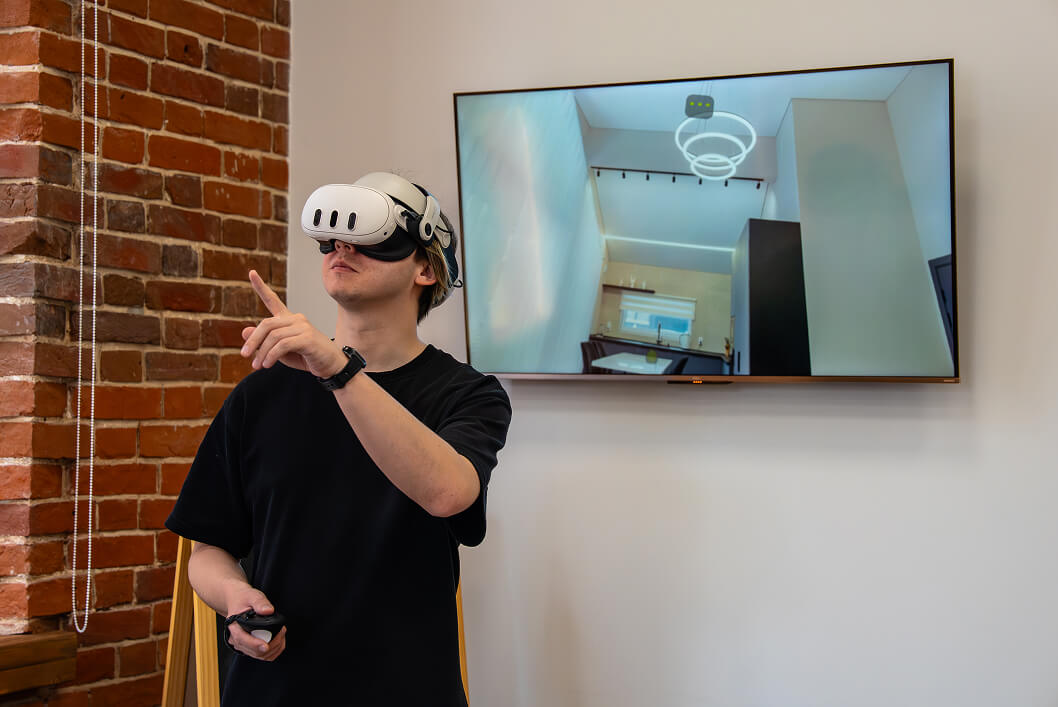 Дом с отделкой в VR