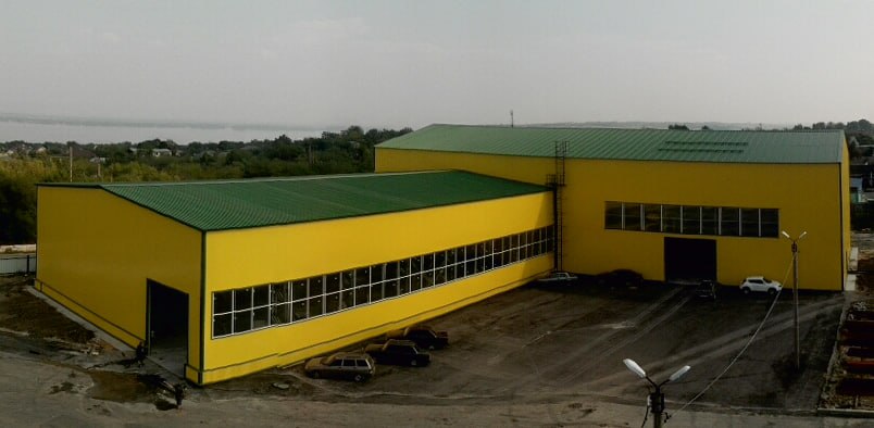 Строительство производственных корпусов. Производство металлопроката