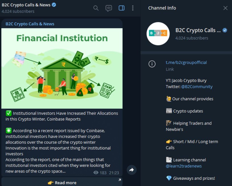 crypto telegram channel