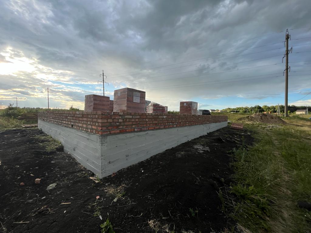 Строительство одноэтажного каменного дома "под ключ" в Пензенской области по индивидуальному проекту