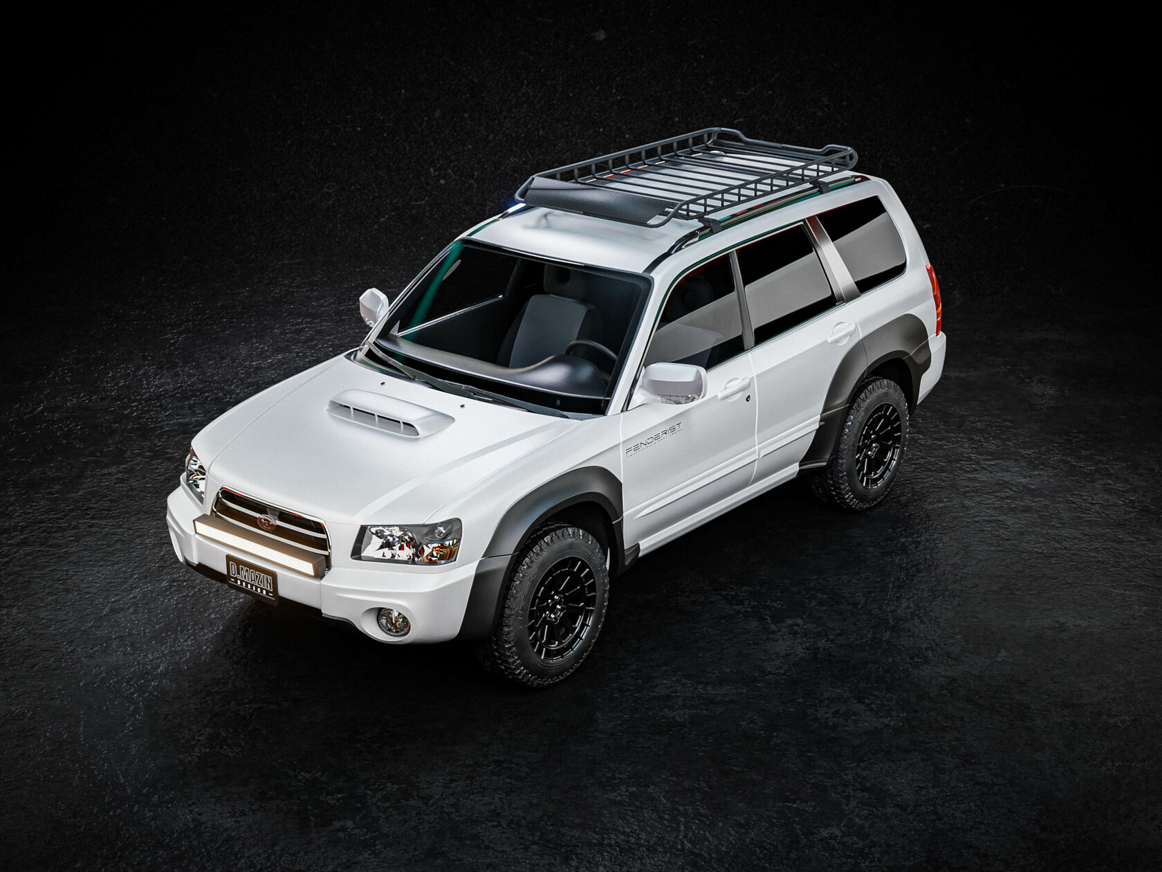 Fender Flares 30mm Set / Wide Body Kit SUBARU FORESTER SG5 02-05 ACTIVE VACATION