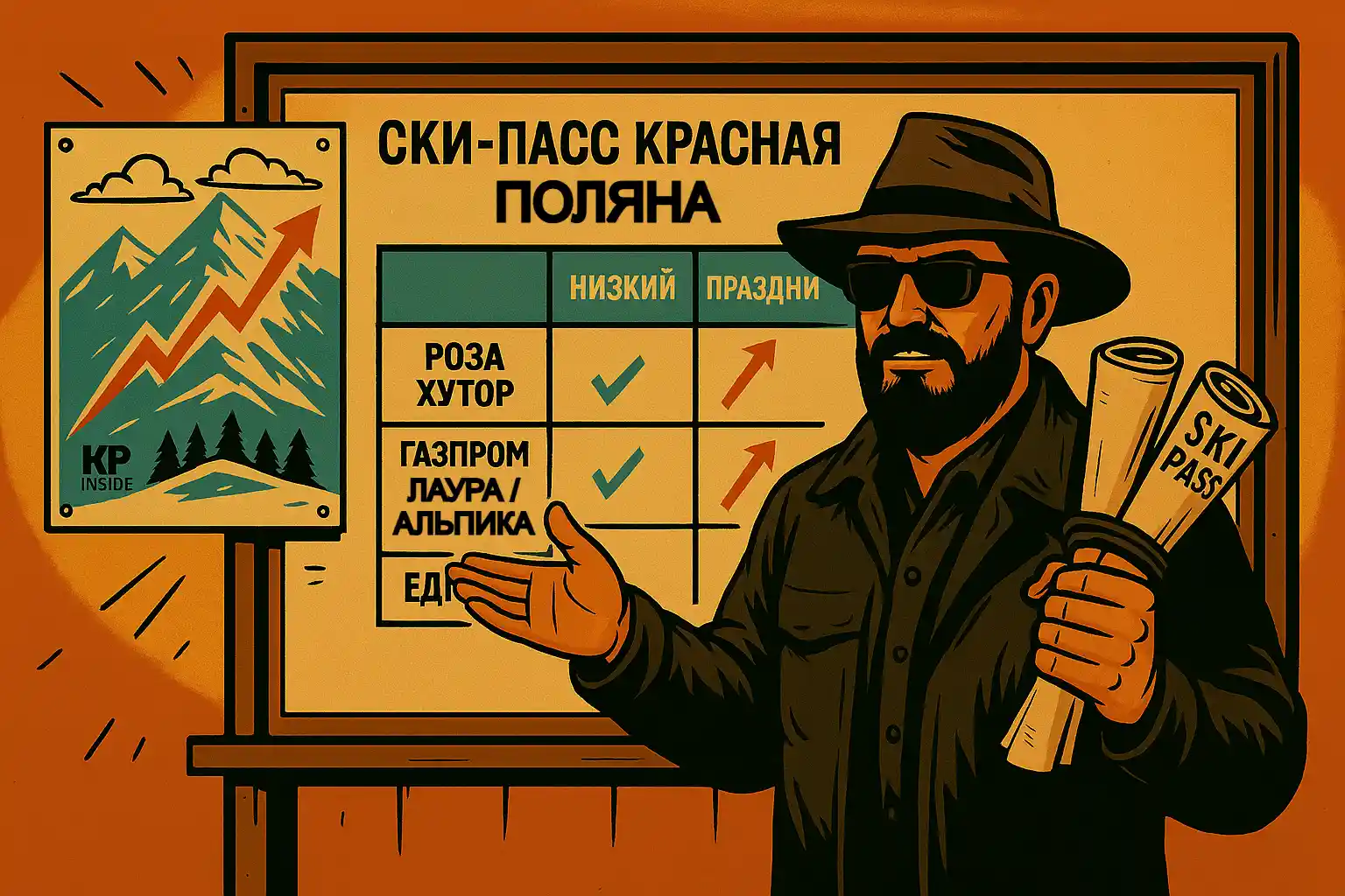 Цены на ски-пассы в Красной Поляне