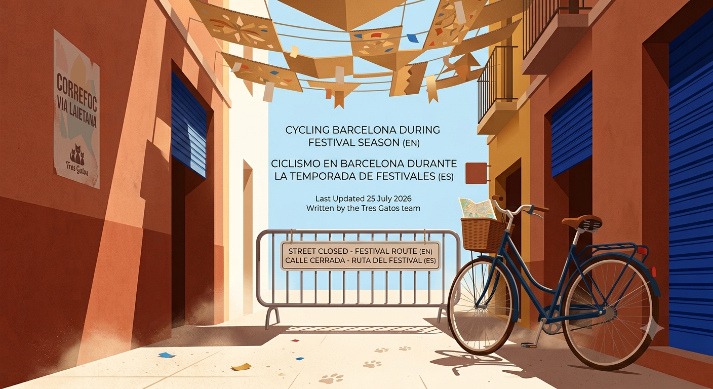 How to cycle Barcelona during Gràcia Sants and La Mercè