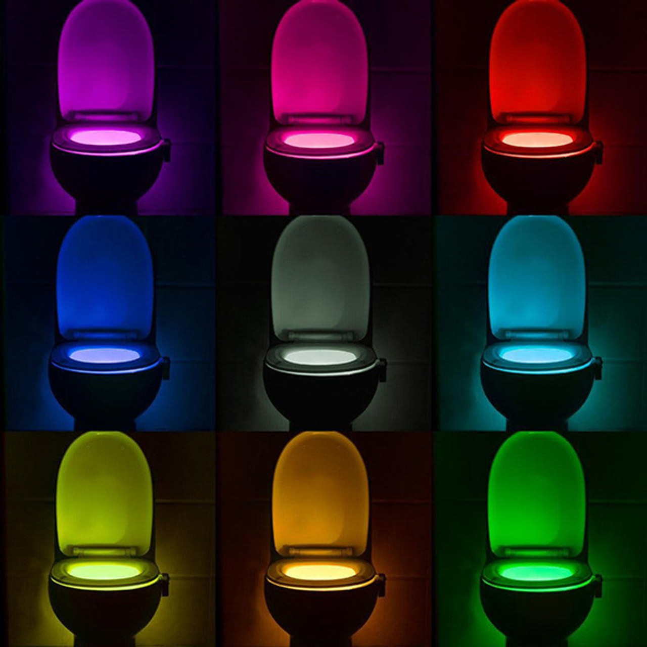 Подсветка для унитаза LED с датчиком движения