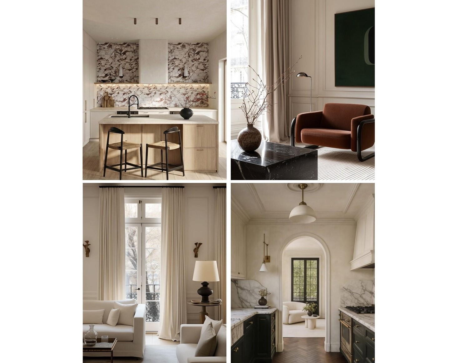 Подборка интерьеров в стиле сдержанной роскоши