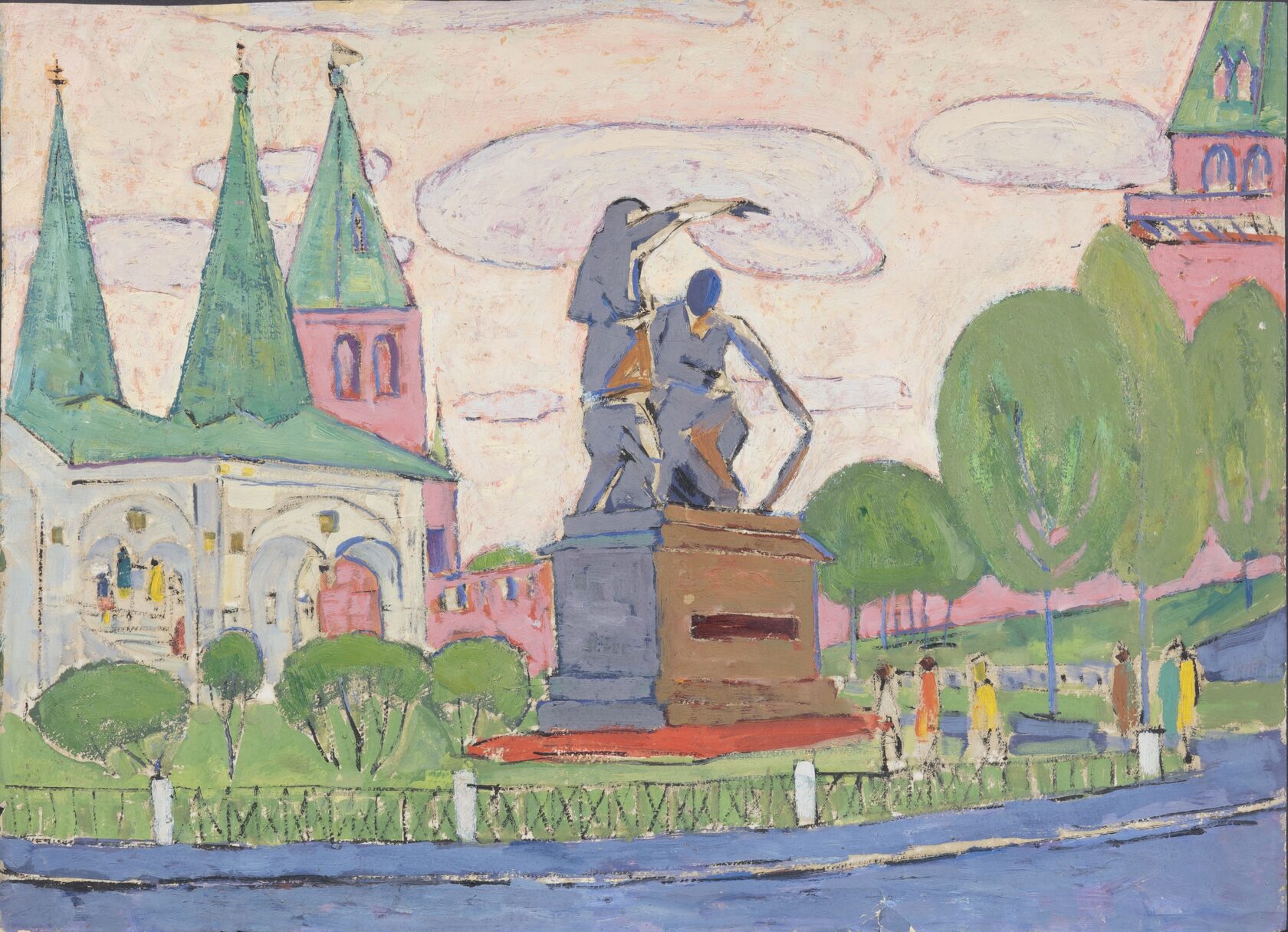 На Красной площади. 1960-е