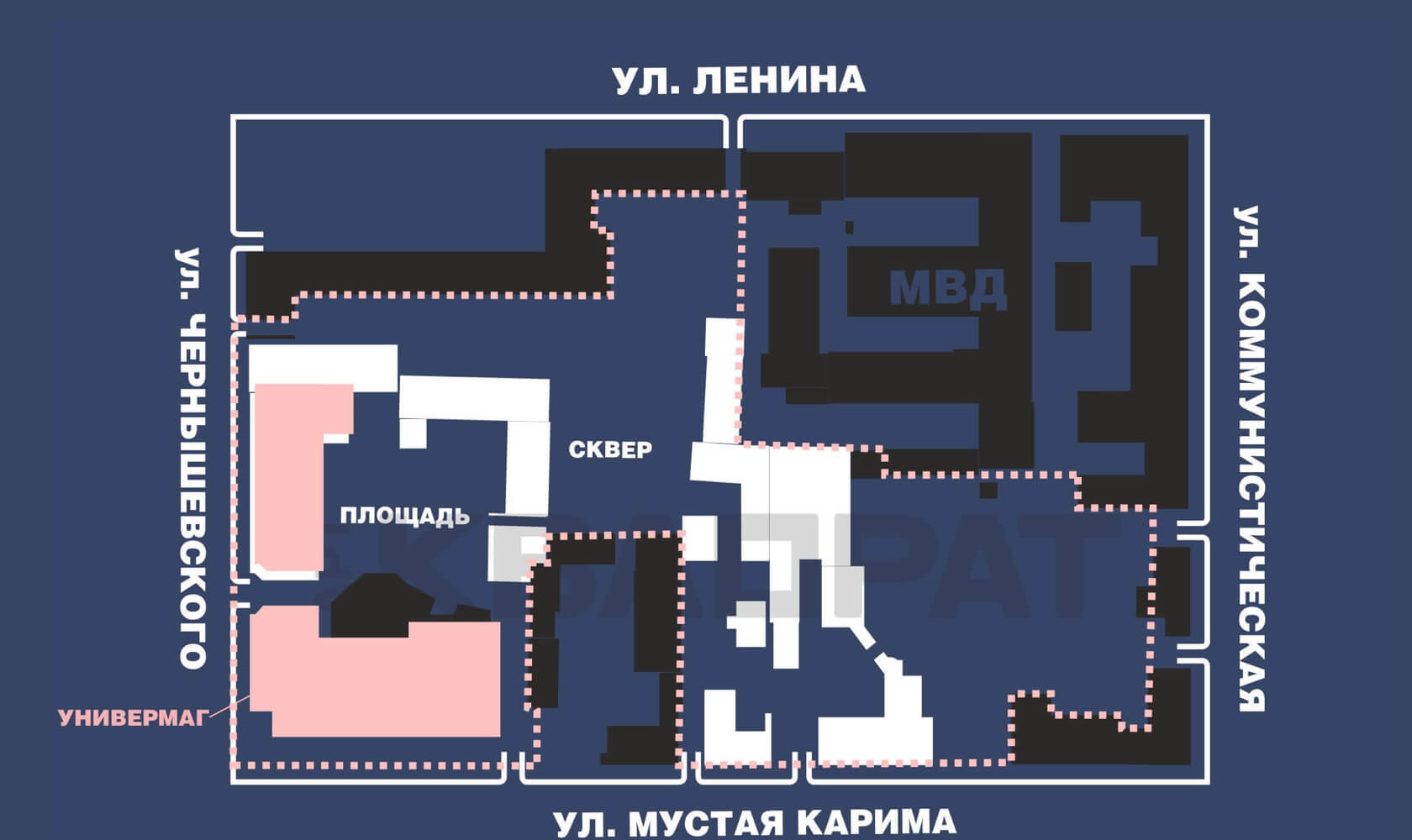 Арт квадрат в уфе карта