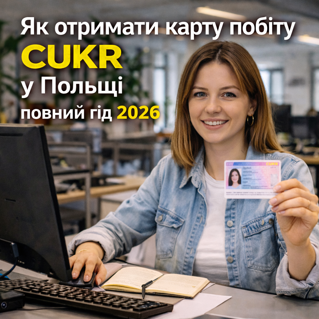 Як отримати карту побиту CUKR у Польщі — повний гід 2026