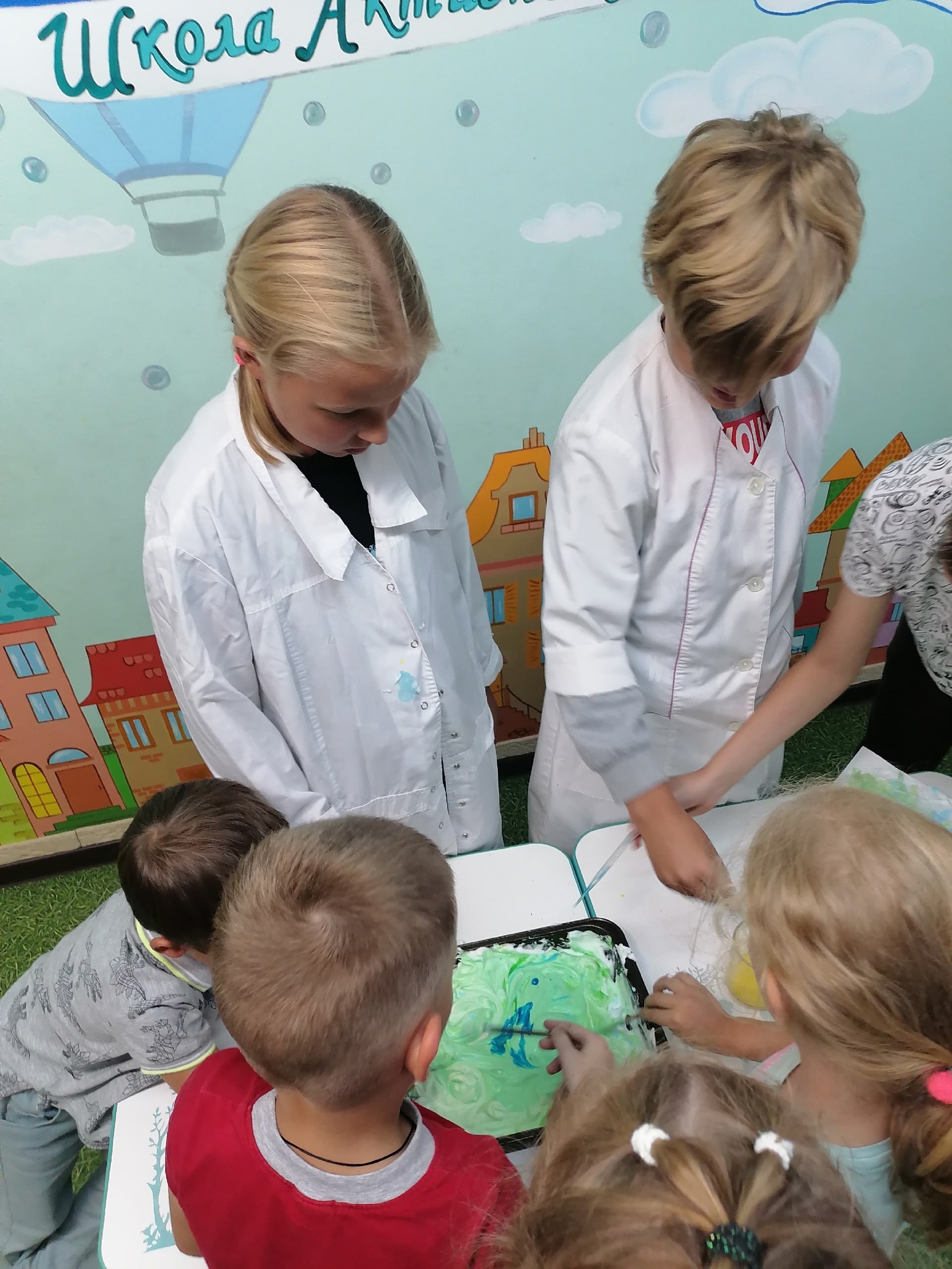 Дети проведение эксперимента