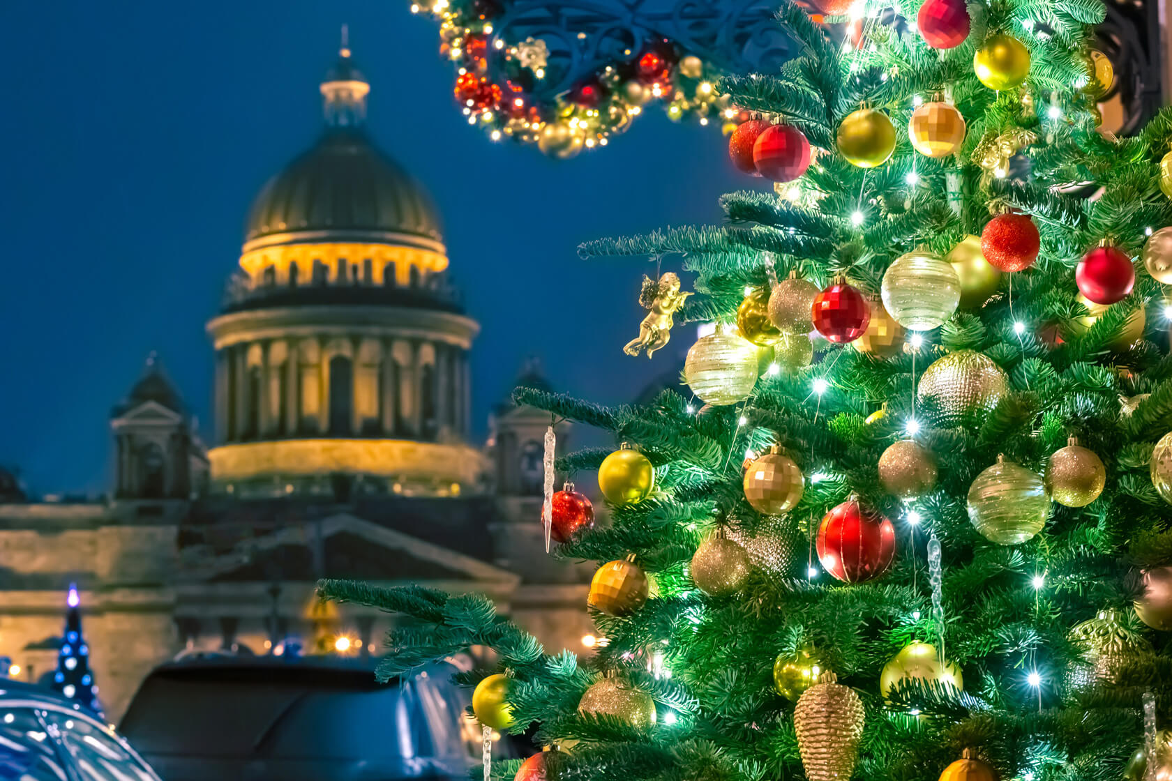 Novogodišnje i božićne tržnice u Sankt Peterburgu 2019./2020