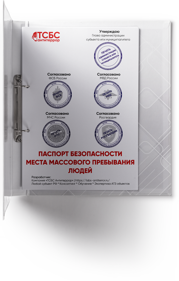 Антитеррористический Паспорт безопасности МЕСТА МАССОВОГО ПРЕБЫВАНИЯ ЛЮДЕЙ