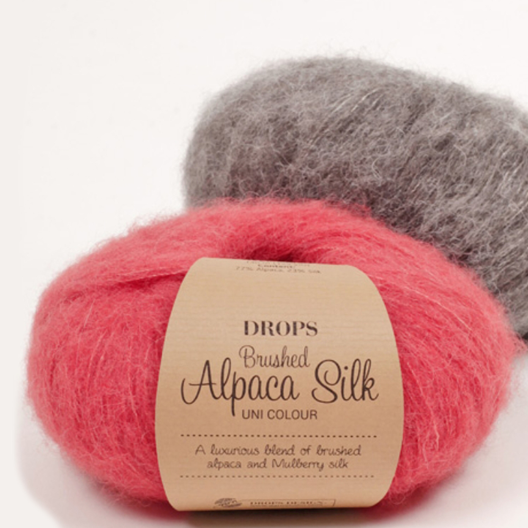 Trendy Poncho Med Brushed Alpaca Silk