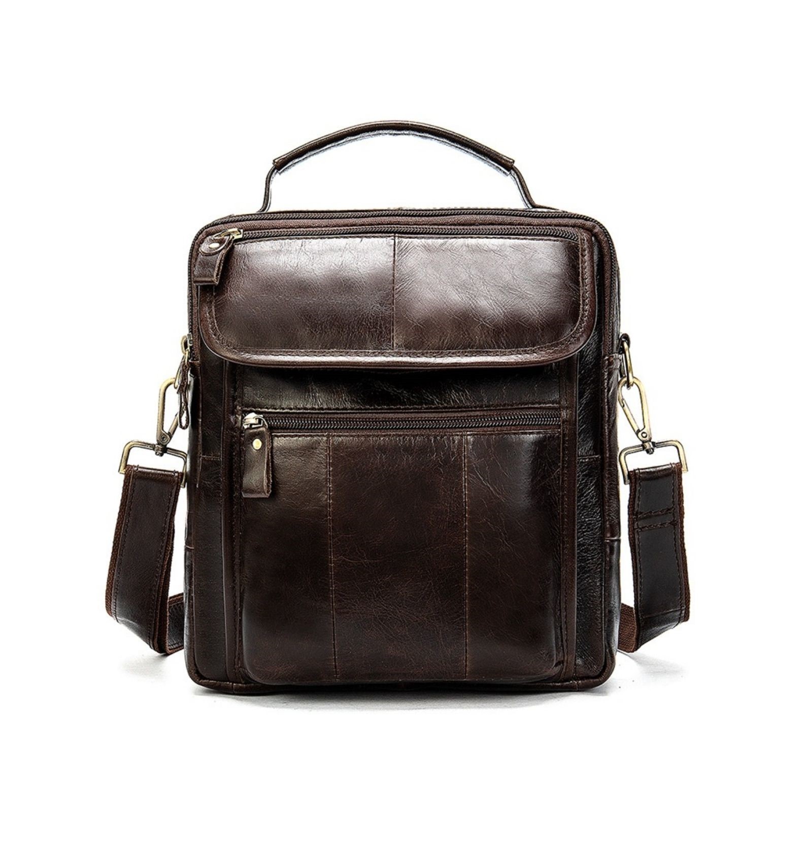 Мужские сумки через плечо. Кожаные сумки мессенджеры купить в Brickman.kz
