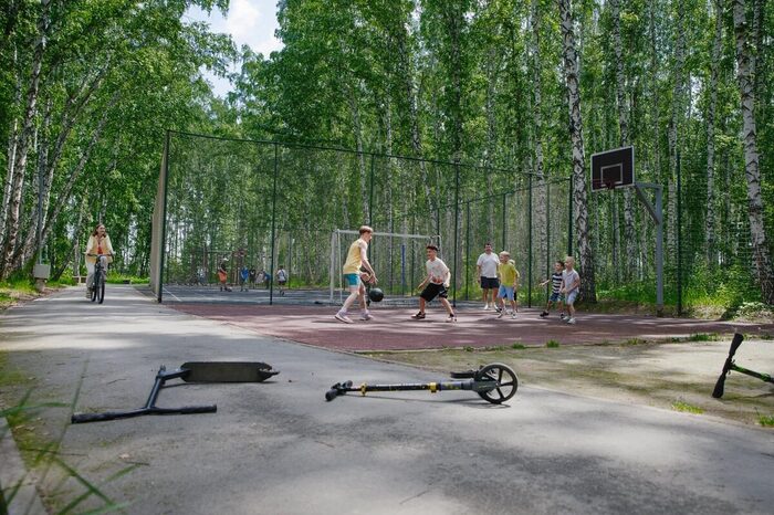 Спортивная площадка в Соловьях