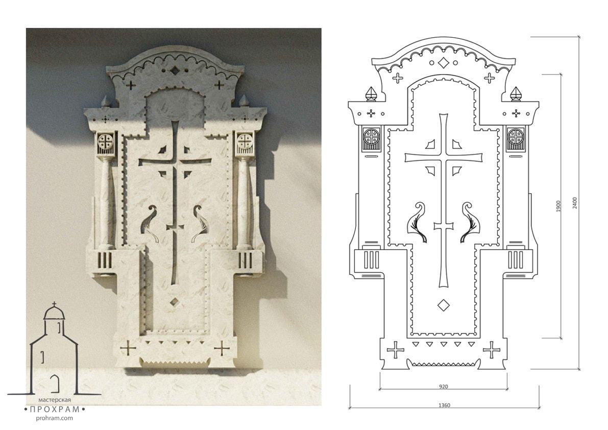 orthodox church, sacred architecture, orthodox church project,chapel with a font