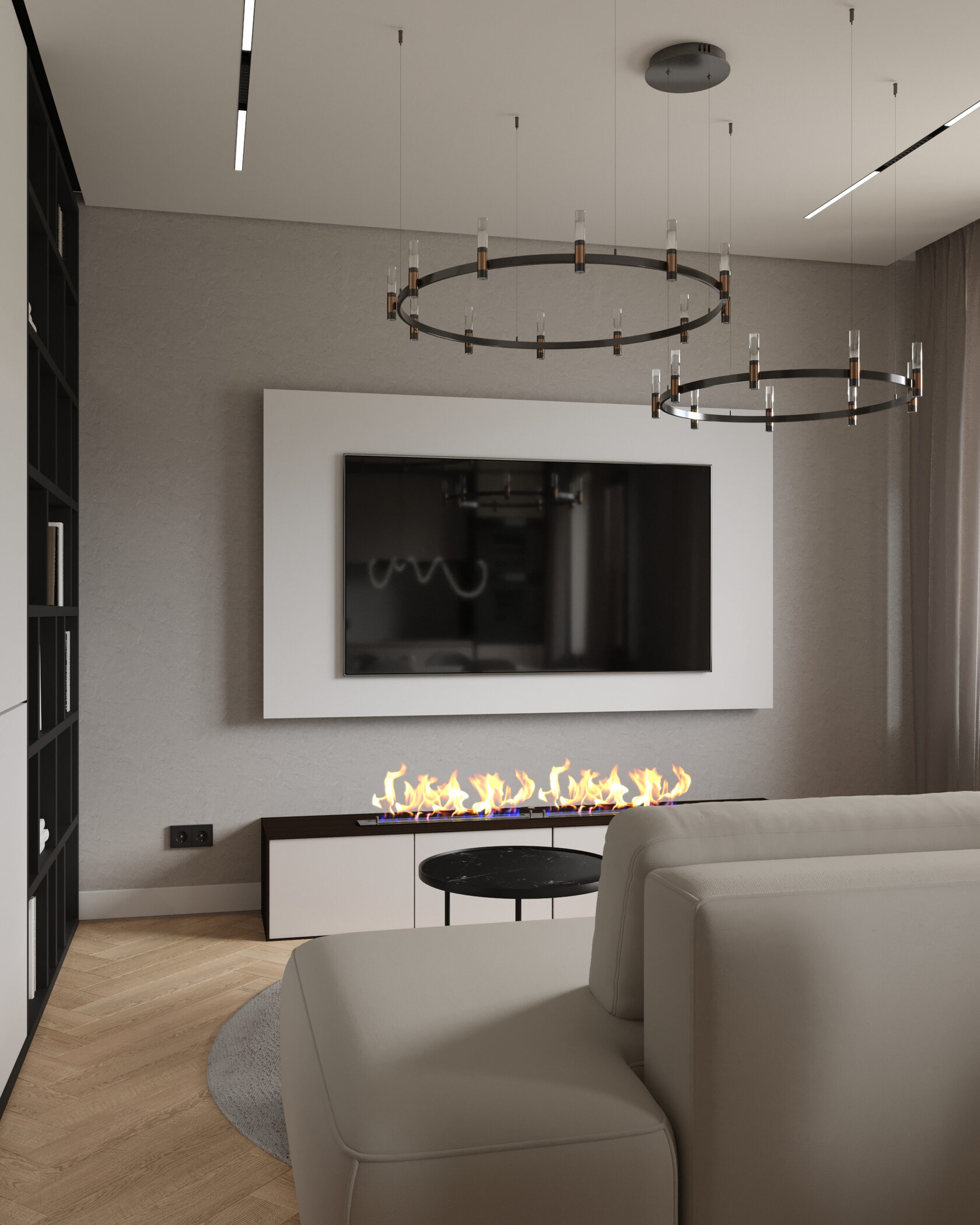 зона кухни в квартире в дубае 