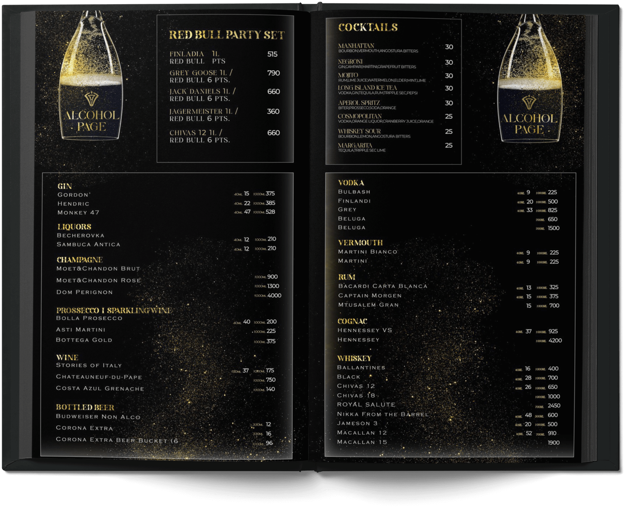 Menu design 2