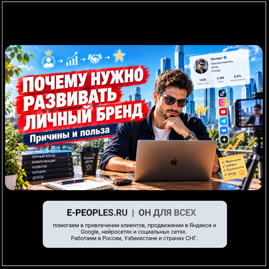 Почему нужно развивать личный бренд