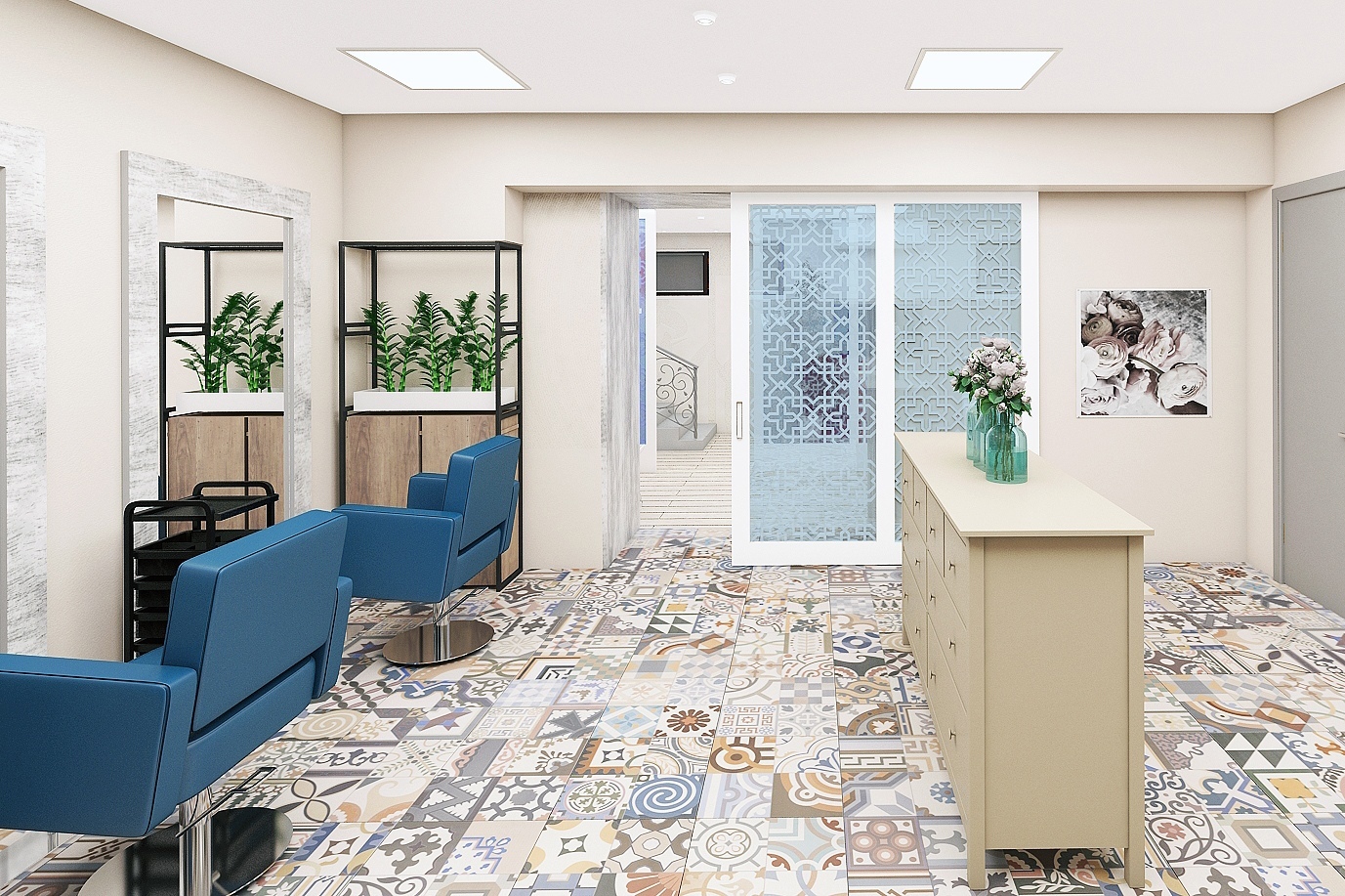 Фото 3. Дизайн салона красоты Esthetic Room 80м2