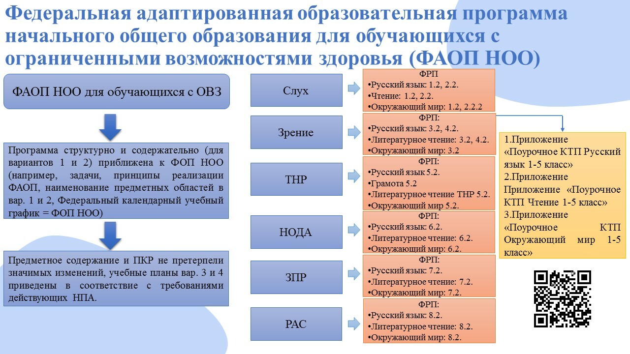 АООП И Рабочие программы