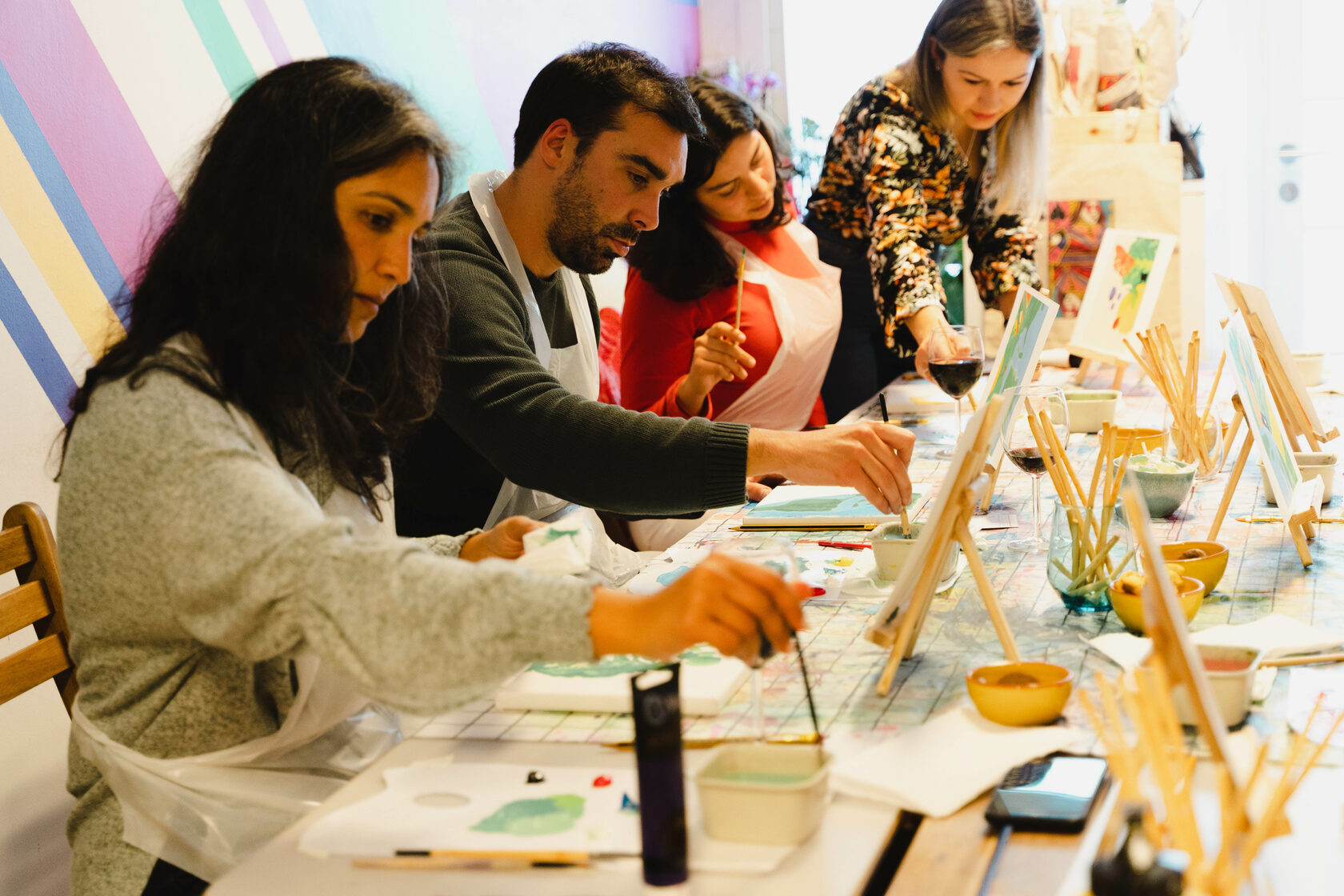 Art Studio in Lisbon and Online Visual Art Space Classes, Gallery