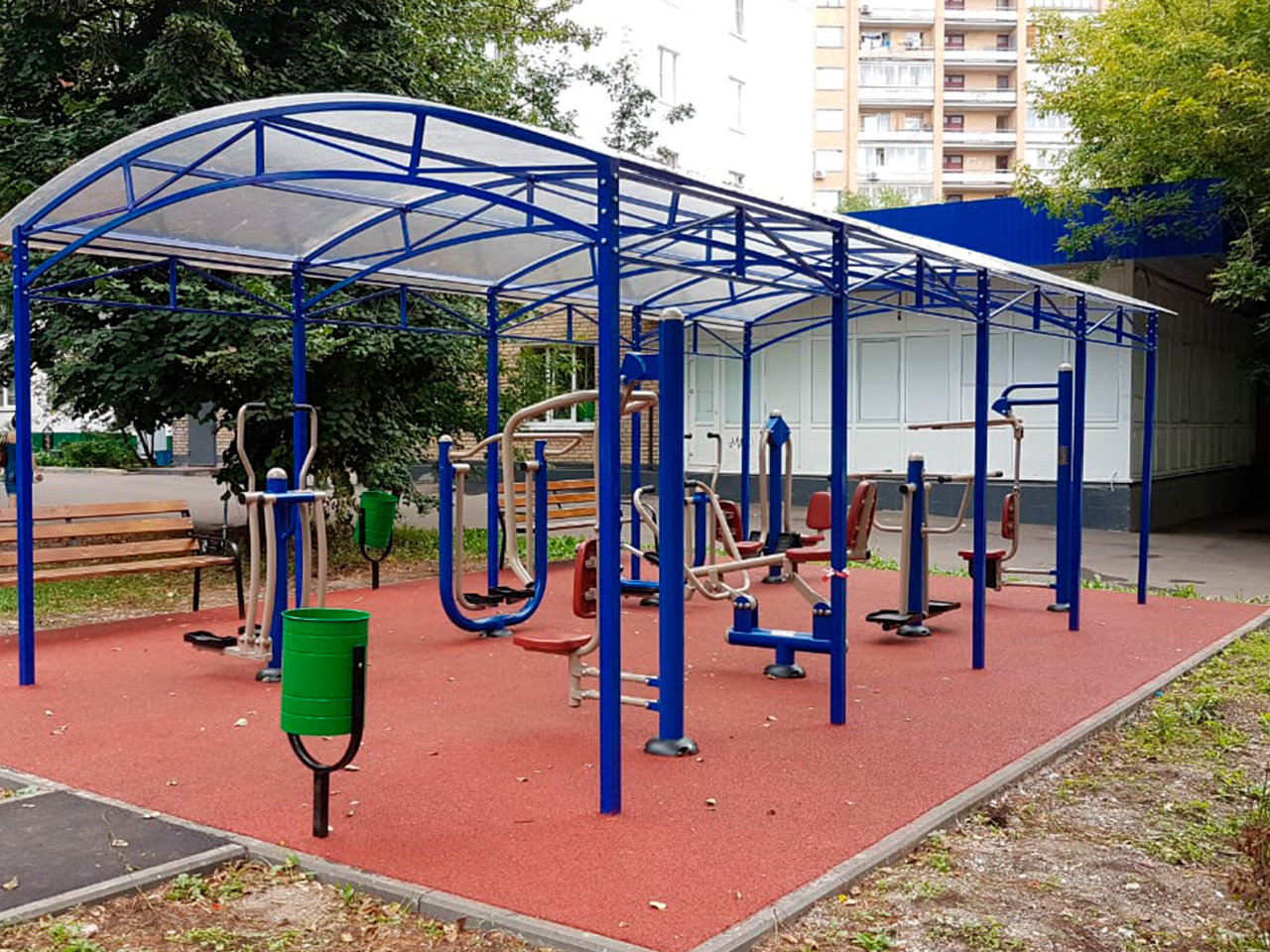 тренажеры в парке