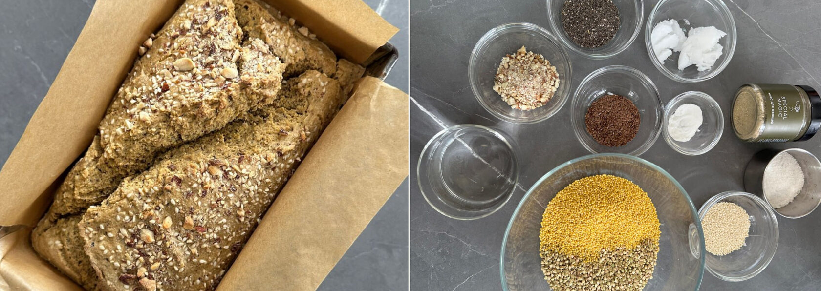 Блюдо: Хлеб из зеленой гречки