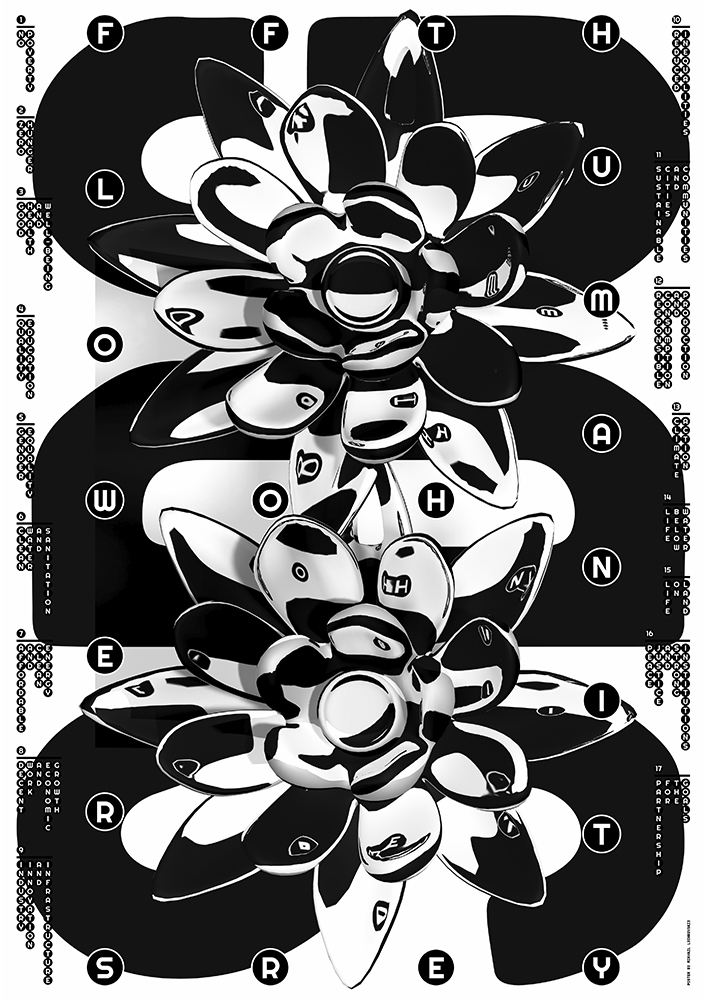 SLOY01-18 · Михаил Лычковский · SDG. Flowers for Humanity