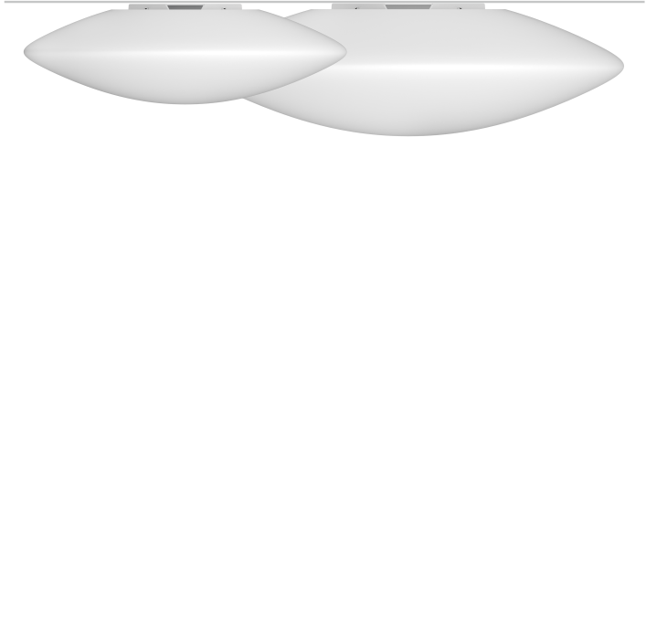 Настенные потолочные овалы размеры 75,100 см