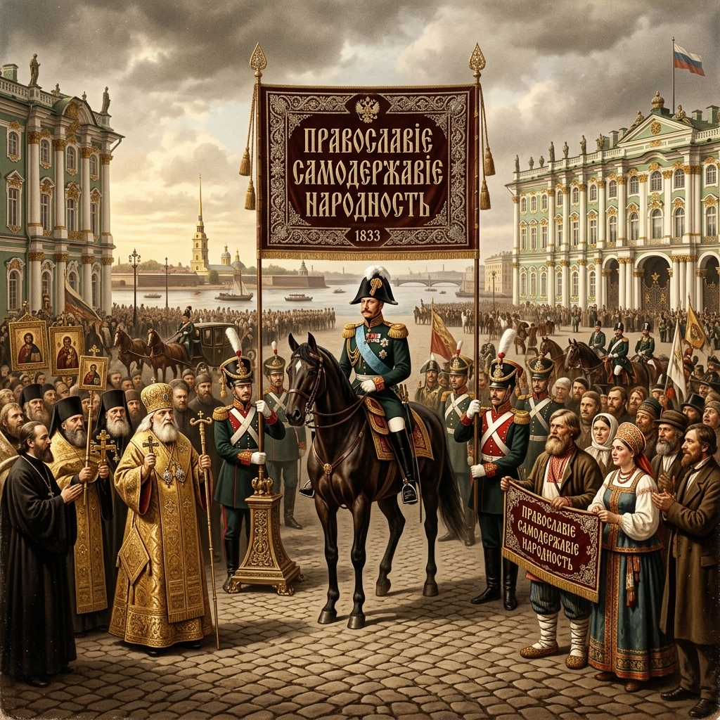 Теория официальной народности Уварова: триада «Православие, Самодержавие, Народность»