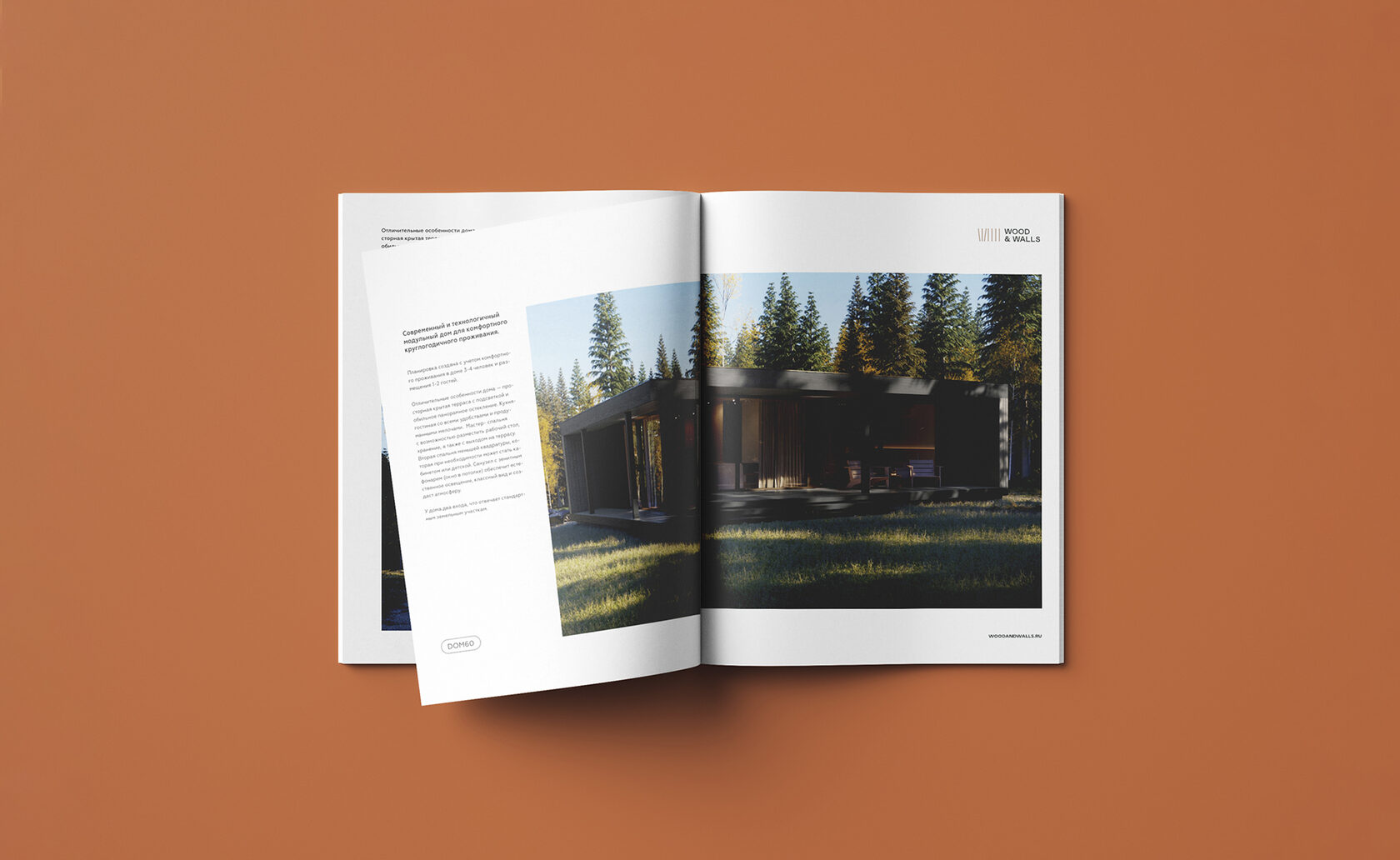 Wood & Walls · бренд – материал проекта
