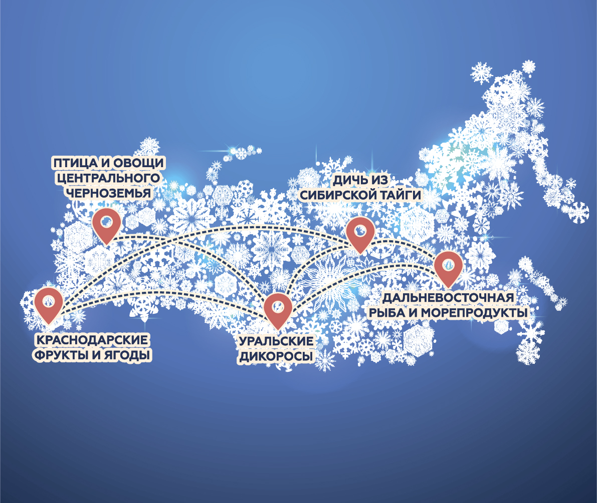 Новогоднее гастрономическое путешествие «Дикая Россия»