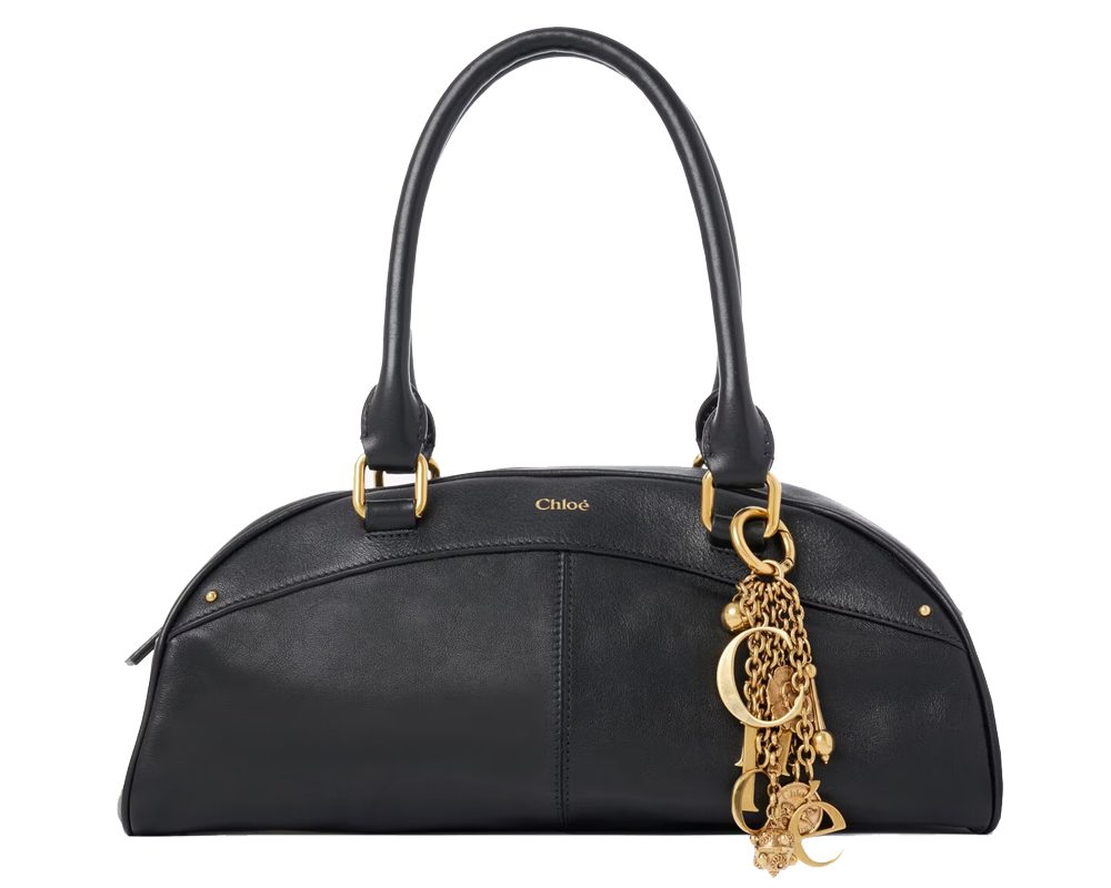 сумка для боулинга chloe черная